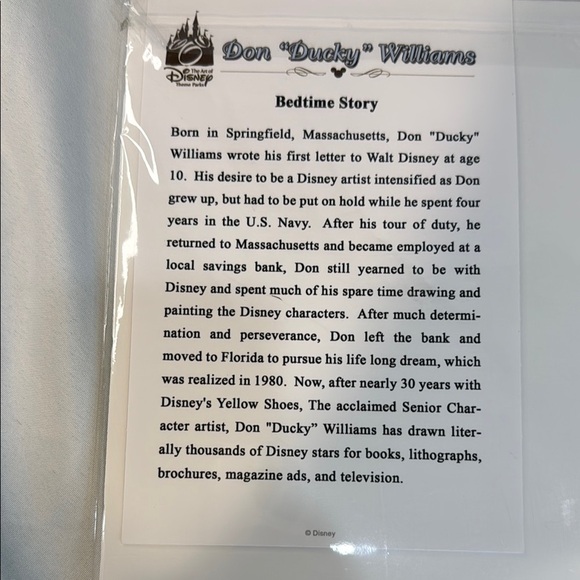 Disney, RARE, Celebration of the Mouse Art Print, Authentic, Bedtime Story, NWT - Picture 3 of 7